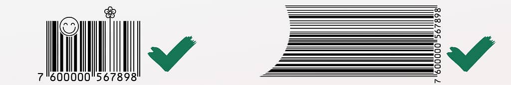 Ausgefallenes Barcode-Design